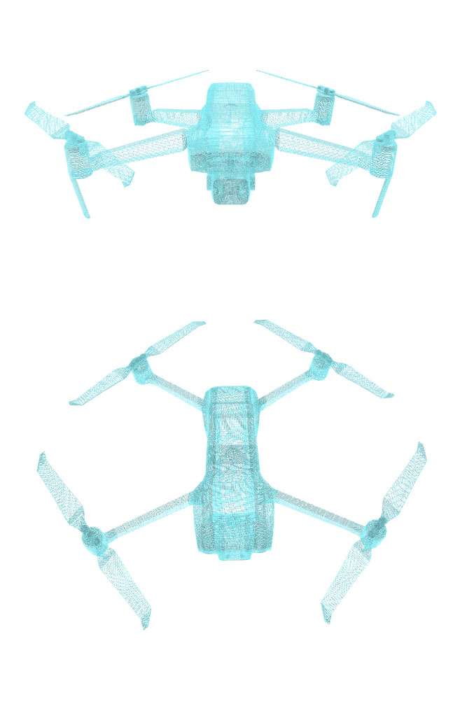 Dron maqueta